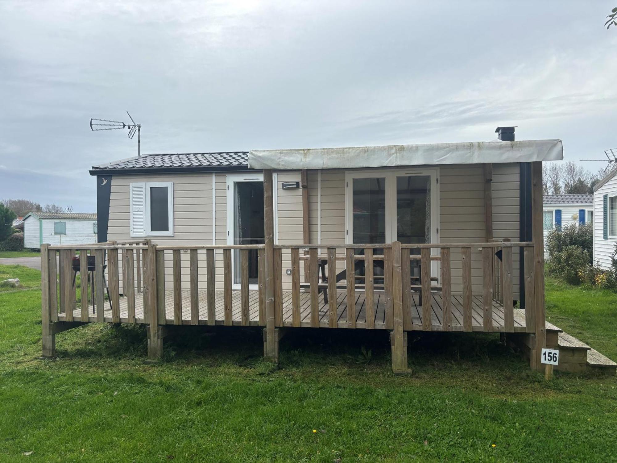 Camping De La Plage Marck Esterno foto